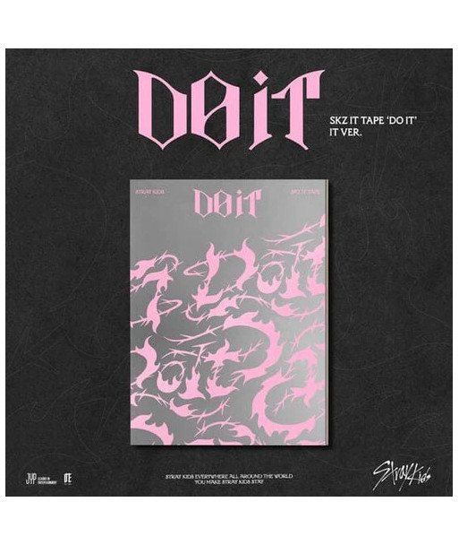 CD Stray Kids - DO IT (SKZ IT TAPE) - IT Ver. - Stray Kids - Edición Limitada - Estética Pink & Grey