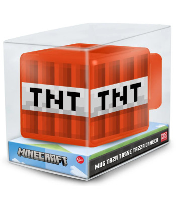 Taza 3D TNT Minecraft 385ml