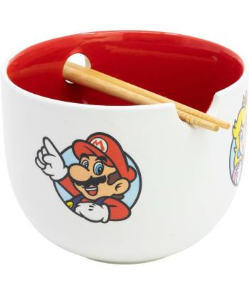 CUENCO RAMEN CON PALILLOS SUPER MARIO BROS