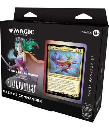 Mazo de Commander Trance del Resurgir Final Fantasy - Magic The Gathering - ¡Revive a tus Héroes con Terra! (Español)