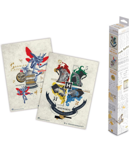 SET POSTERS HARRY POTTER 38 x 52 cm