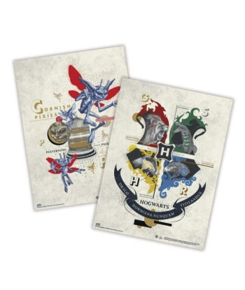 SET POSTERS HARRY POTTER 38 x 52 cm