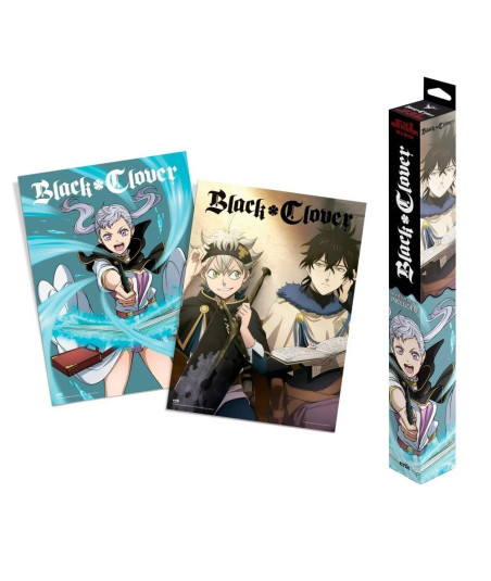SET POSTERS BLACK CLOVER 38x52cm