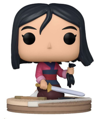 Figura Funko Pop Mulan 1020 - Disney Princess - Mulan Cortándose el Pelo con Espada