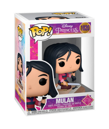 Figura Funko Pop Mulan 1020 - Disney Princess - Mulan Cortándose el Pelo con Espada