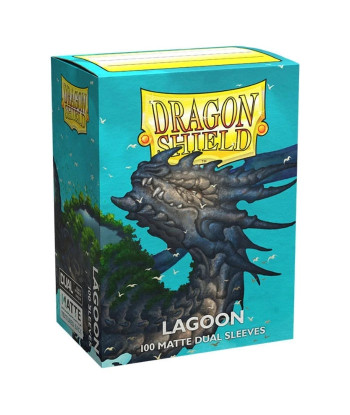 Fundas Standard Dual Matte Lagoon Saras Azul (100) - Dragon Shield