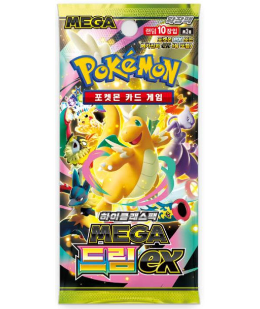 Pokemon TCG - SOBRE Pokemon MEGA DREAM EX - Coreano