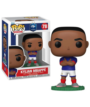 Figura Funko Pop Kylian Mbappé 78 - POP! Football - El Ídolo de Francia con su Mítica Celebración