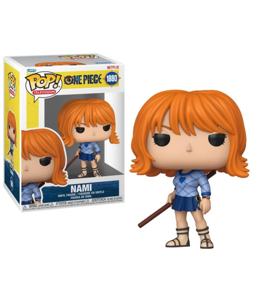 Figura Funko Pop Nami 1880 - One Piece Netflix - La Astuta Navegante del Live Action para tu Colección