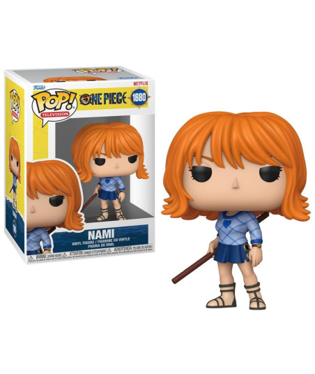 Figura Funko Pop Nami 1880 - One Piece Netflix - La Astuta Navegante del Live Action para tu Colección