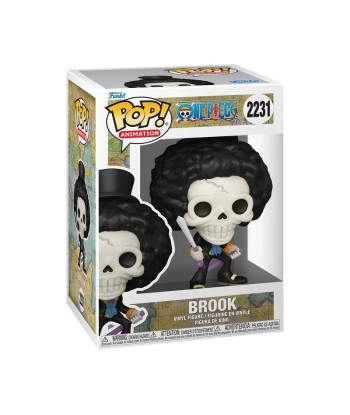 Figura Funko Pop Brook 2231 - One Piece - El Esqueleto Espadachín Más Elegante para tu Colección