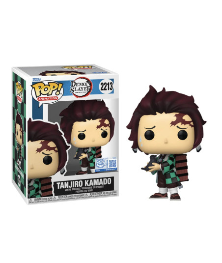 Figura Funko Pop Tanjiro Kamado 2213 - Demon Slayer - El Cazador y su Fiel Cuervo en Edición Especial