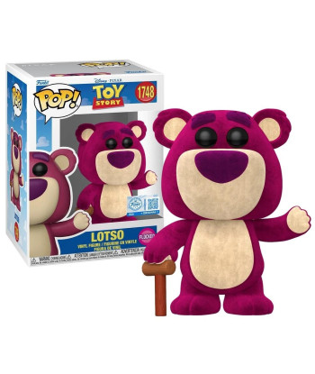 Figura Funko Pop Lotso Flocked 1748 - Toy Story - El Oso más Suave y Villano en Edición Especial