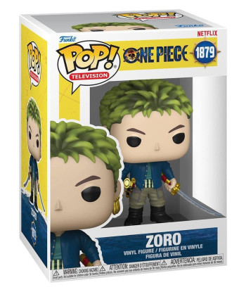Figura Funko Pop Zoro 1879 - One Piece Netflix - El Legendario Espadachín del Live Action