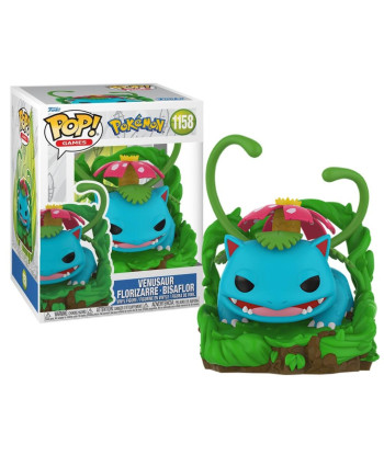 Figura Funko Pop Venusaur 1158 - Pokémon - La Evolución Final de Tipo Planta en una Escena Majestuosa