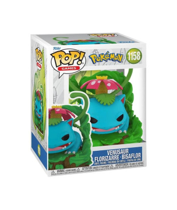 Figura Funko Pop Venusaur 1158 - Pokémon - La Evolución Final de Tipo Planta en una Escena Majestuosa