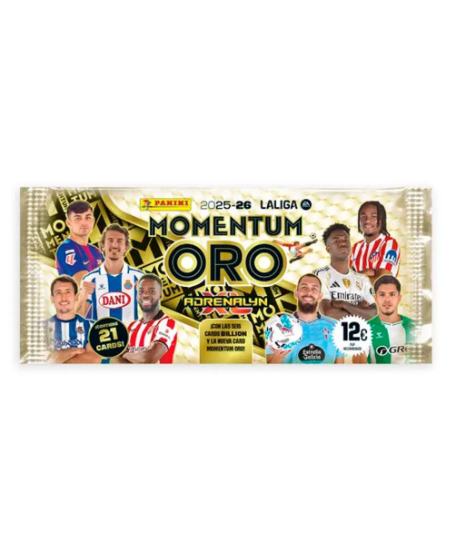 Sobre Momentum Oro Adrenalyn Liga 25/26 - Panini Cromos
