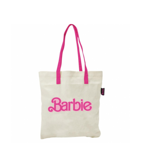 Bolsa tote logo Barbie rosa 41 x 37 cm