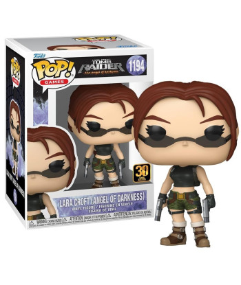 Figura Funko Pop Lara Croft 1194 - Lara Croft (Angel of Darkness) - La Legendaria Arqueóloga de Tomb Raider Lista para la Acción