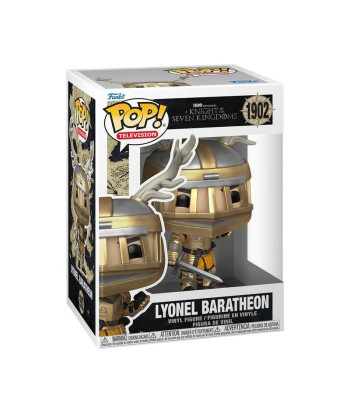 Figura Funko Pop Lyonel Baratheon 1902 - El Caballero de los Siete Reinos - El Imponente Guerrero con Yelmo de Astas