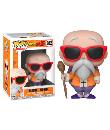 Figura Funko Pop Master Roshi 382 - Dragon Ball Z - El Sabio Maestro con Caparazón y Gafas de Sol