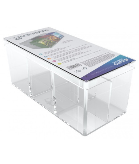 Caja Ultimate Guard Cardbox Stacknsafe 480 + Transparente