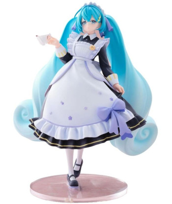 Figura Luminasta Hatsune Miku Classical Maid - Hatsune Miku - La Sirvienta Más Encantadora 21cm