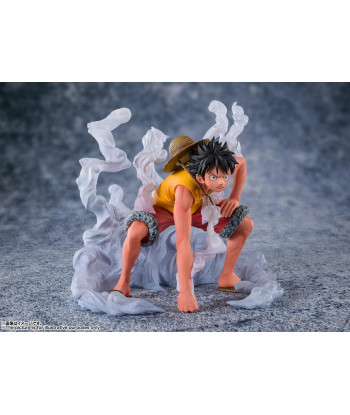 Figura FiguartsZERO Monkey D. Luffy Marineford - One Piece - El Poder del Gear Second 12cm