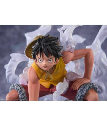 Figura FiguartsZERO Monkey D. Luffy Marineford - One Piece - El Poder del Gear Second 12cm