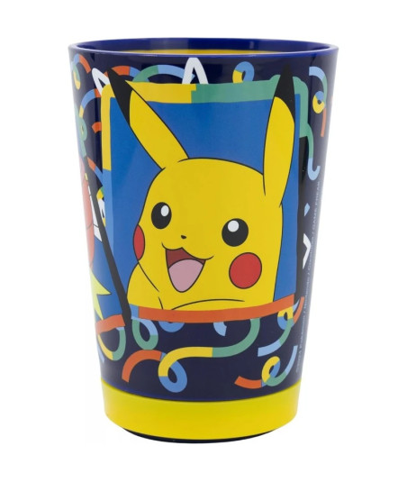 Vaso Pokémon Doodle Antivuelco 470 mls