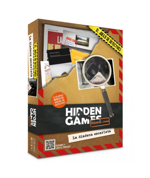 JUEGO DE DETECTIVES HIDDEN GAMES - CASO 2 - LA DIADEMA ESCARLATA