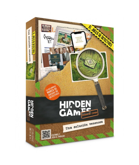 JUEGO DE DETECTIVES HIDDEN GAMES - CASO 3 - UNA SOLUCIÓN VENENOSA