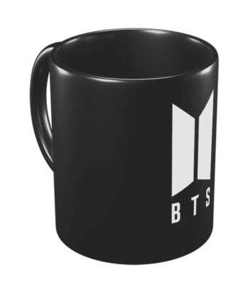TAZA BTS NEGRA LOGO 350ml