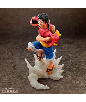 Figura ABYstyle Studio Monkey D. Luffy Red Hawk - One Piece - ¡El Golpe de Fuego Definitivo! 16cm