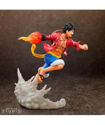 Figura ABYstyle Studio Monkey D. Luffy Red Hawk - One Piece - ¡El Golpe de Fuego Definitivo! 16cm