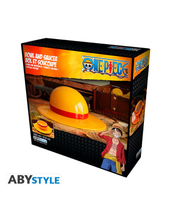 Cuenco y Plato Sombrero de Paja de One Piece