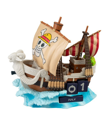 Calendario Perpetuo 3D One Piece Netflix Going Merry PVC