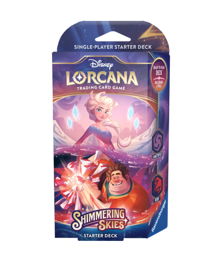 Disney Lorcana: Shimmering Skies - Starter Deck / Amethyst & Ruby