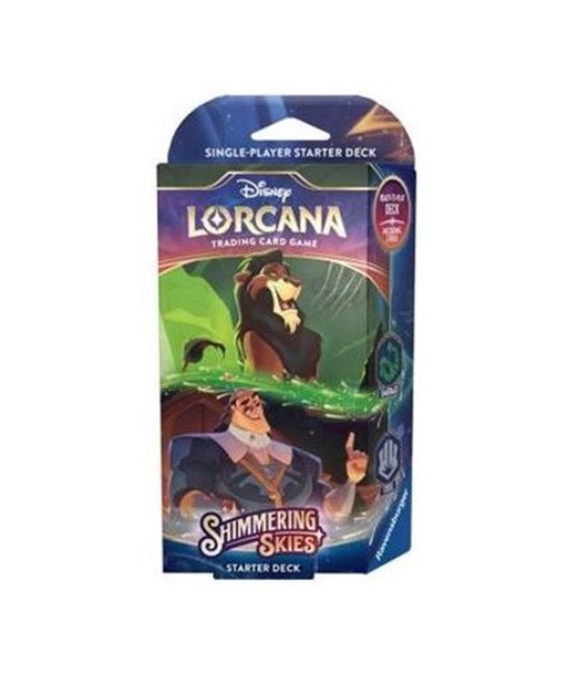 Disney Lorcana: Shimmering Skies - Starter Deck / Emerald & Steel