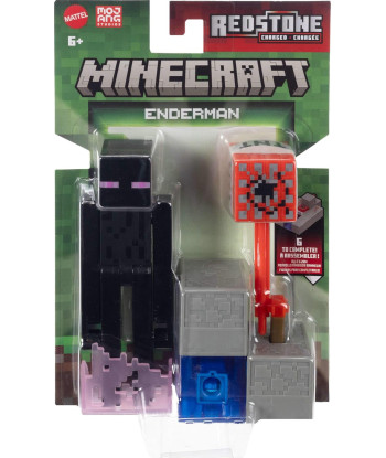 Figura Articulada Enderman con Accesorios TNT - Minecraft 8cm