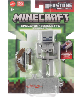 Figura Articulada Skeleton con Arco y Flecha - Minecraft 8cm