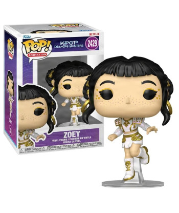 Figura Funko Pop Zoey 2429 - K-Pop Demon Hunters - La Ídolo Cazadora de Demonios