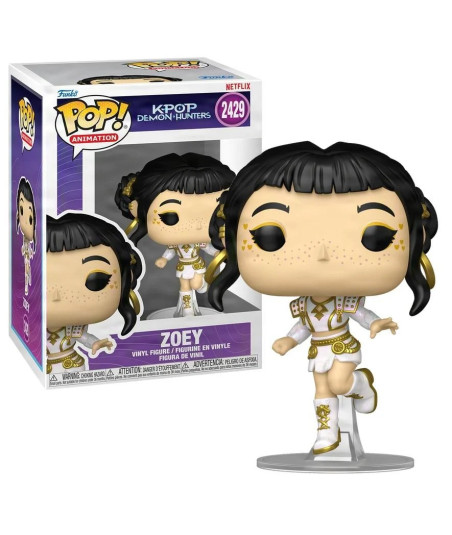 Figura Funko Pop Zoey 2429 - K-Pop Demon Hunters - La Ídolo Cazadora de Demonios