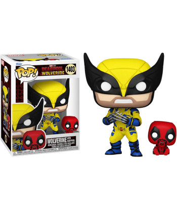 Funko POP! WOLVERINE Y BABY POOL (1403) - DEADPOOL AND WOLVERINE