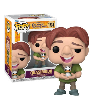 Figura Funko Pop Quasimodo 1734 - Disney El Jorobado de Notre Dame - Con Pajarito de Madera