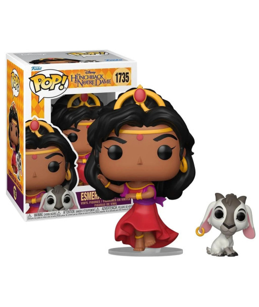 Figura Funko Pop Esmeralda & Djali 1735 - Disney El Jorobado de Notre Dame - En Pose de Baile