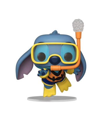 Figura Funko Pop Stitch Buceando 1742 - Disney Lilo y Stitch - Aventura Submarina en Hawái
