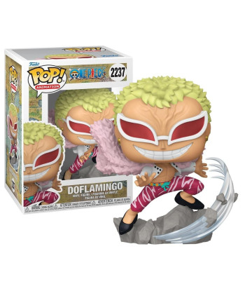 Figura Funko Pop Doflamingo 2237 - One Piece - El Tirano de los Hilos en Pleno Ataque