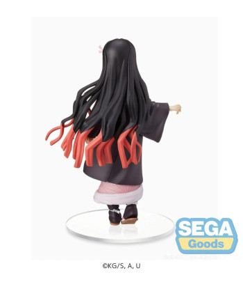 Figura SEGA Goods Nezuko Kamado - Demon Slayer - La Hermana Demonio Más Adorable 20cm