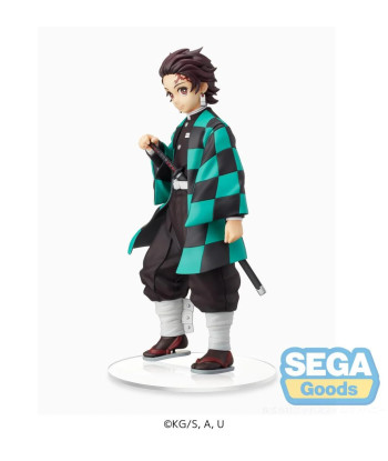 Figura SEGA Goods Tanjiro Kamado - Demon Slayer - El Espadachín de la Voluntad Inquebrantable 20cm
